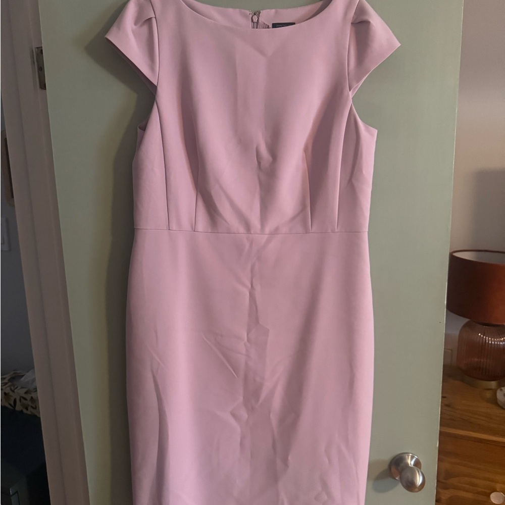Elegant Pink Cap Sleeve Dress